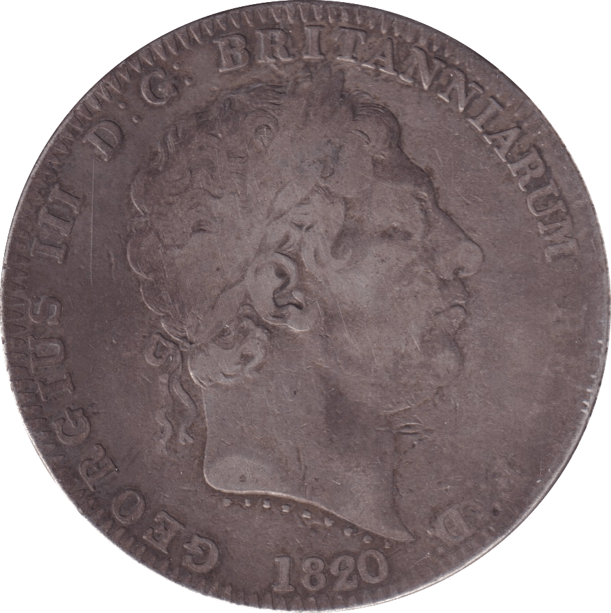 1820 CROWN ( FINE ) LX - Crown - Cambridgeshire Coins