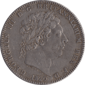 1820 CROWN ( GVF ) LX - Crown - Cambridgeshire Coins