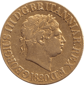 1820 GOLD SOVEREIGN ( VF ) - Sovereign - Cambridgeshire Coins