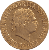 1820 GOLD SOVEREIGN ( VF ) - Sovereign - Cambridgeshire Coins