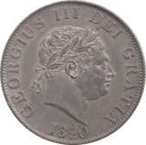 1820 HALFCROWN ( EF ) 20 - Halfcrown - Cambridgeshire Coins