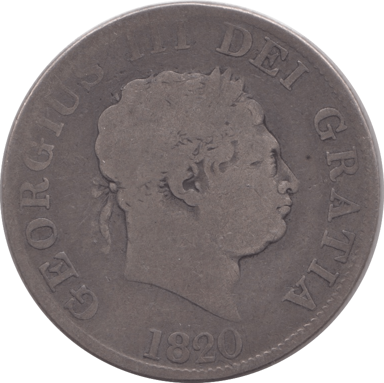 1820 HALFCROWN ( FAIR ) 11 - Halfcrown - Cambridgeshire Coins