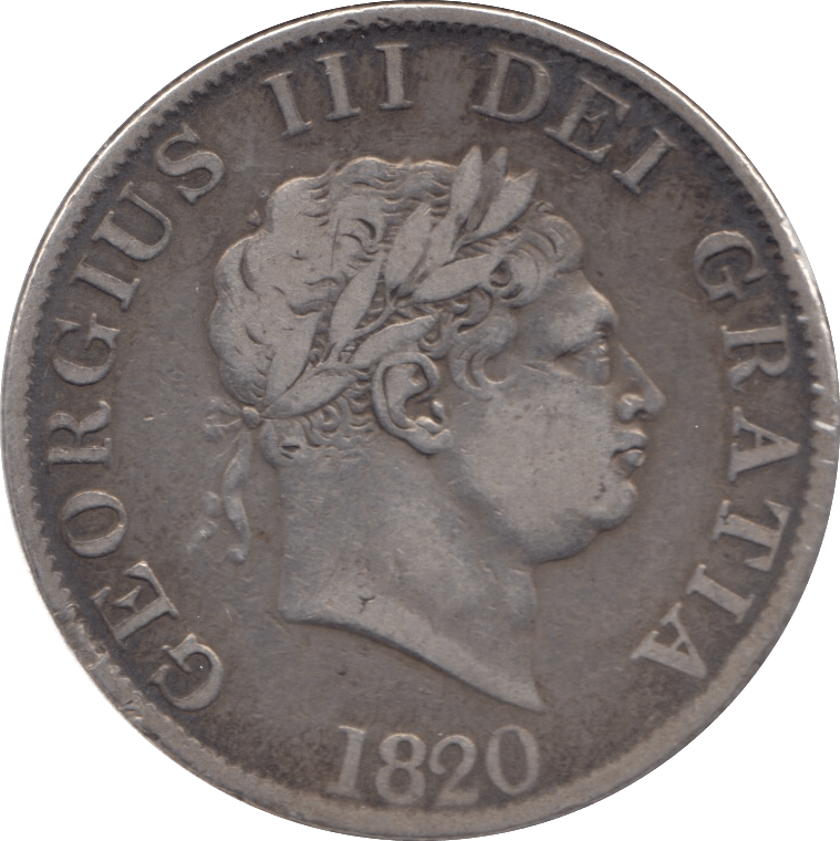 1820 HALFCROWN ( FINE ) - HALFCROWN - Cambridgeshire Coins