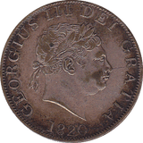 1820 HALFCROWN ( GVF ) - HALFCROWN - Cambridgeshire Coins