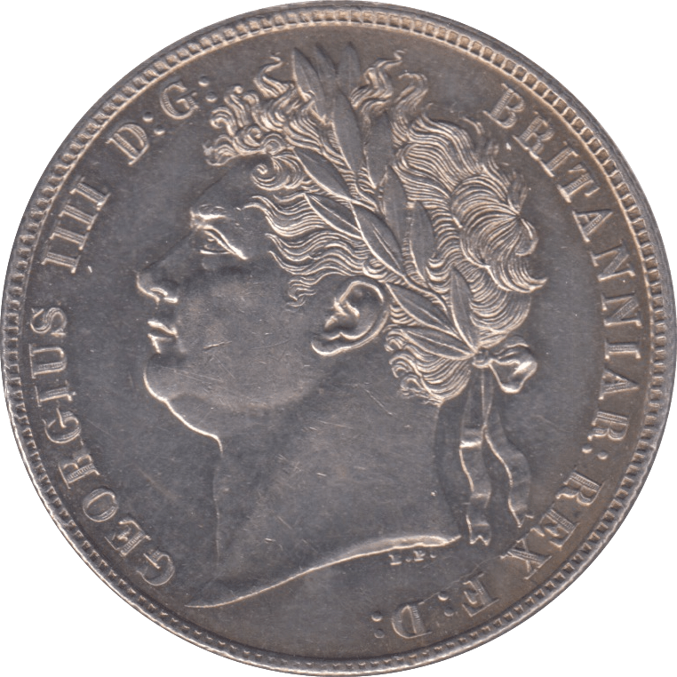 1820 HALFCROWN ( UNC ) - Halfcrown - Cambridgeshire Coins