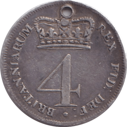 1820 MAUNDY FOURPENCE ( GVF ) - Maundy Coins - Cambridgeshire Coins
