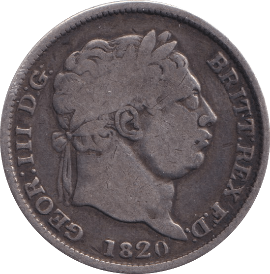 1820 SHILLING ( FINE ) - Shilling - Cambridgeshire Coins