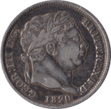1820 SHILLING ( FINE ) - Shilling - Cambridgeshire Coins