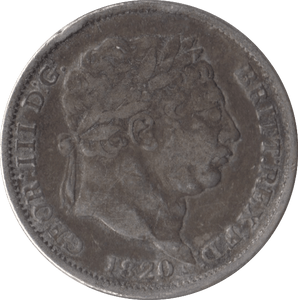 1820 SHILLING ( FINE ) - Shilling - Cambridgeshire Coins
