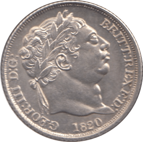1820 SIXPENCE ( UNC ) - Sixpence - Cambridgeshire Coins