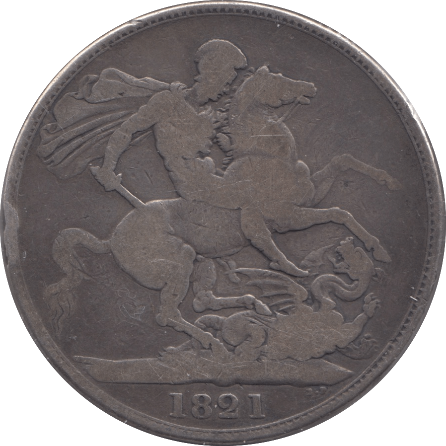 1821 CROWN ( FAIR ) 3 SECUNDO - Crown - Cambridgeshire Coins