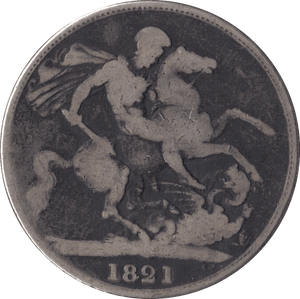1821 CROWN ( FAIR ) SECUNDO - CROWN - Cambridgeshire Coins