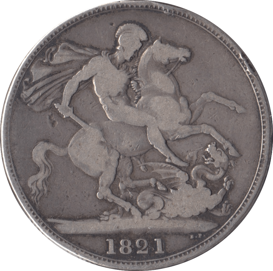 1821 CROWN ( FAIR ) SECUNDO - Crown - Cambridgeshire Coins