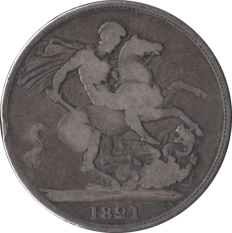 1821 CROWN ( FAIR ) SECUNDO - Crown - Cambridgeshire Coins