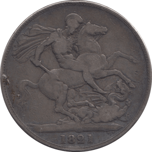 1821 CROWN ( FINE ) 2 SECUNDO - Crown - Cambridgeshire Coins