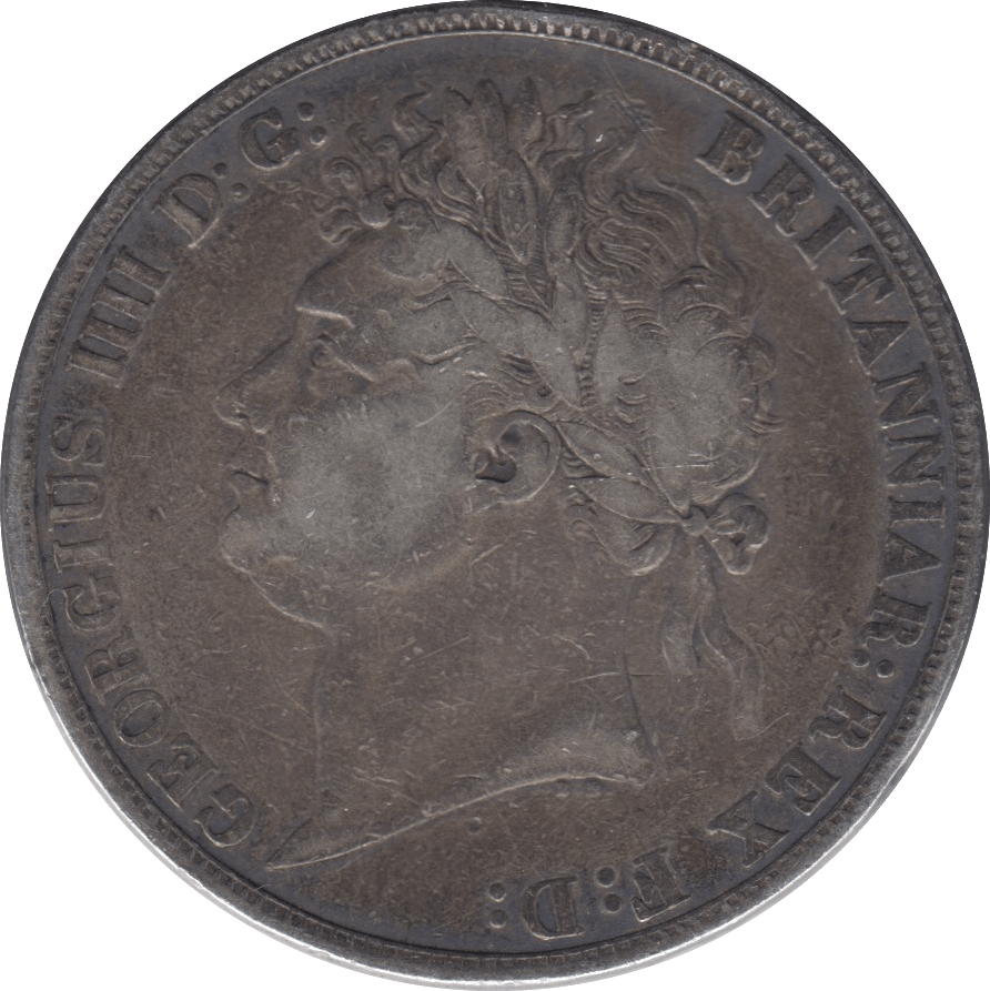 1821 CROWN ( FINE ) 3 - Crown - Cambridgeshire Coins