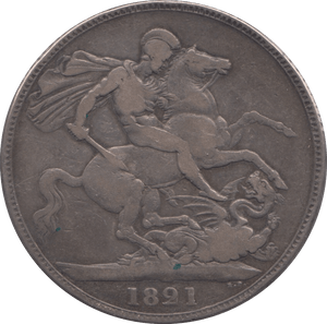 1821 CROWN ( FINE ) 6 - Crown - Cambridgeshire Coins
