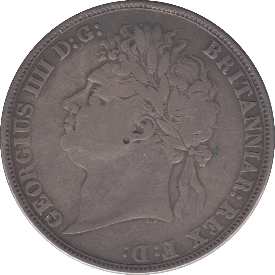 1821 CROWN ( FINE ) 6 - Crown - Cambridgeshire Coins