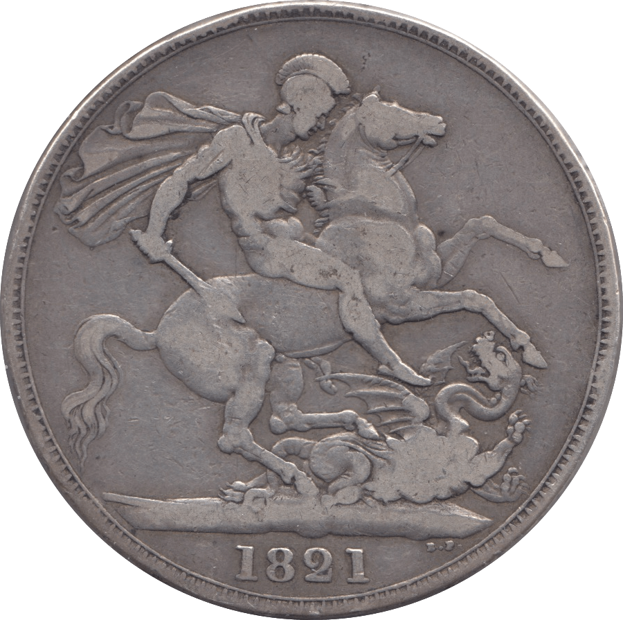 1821 CROWN ( FINE ) - Crown - Cambridgeshire Coins