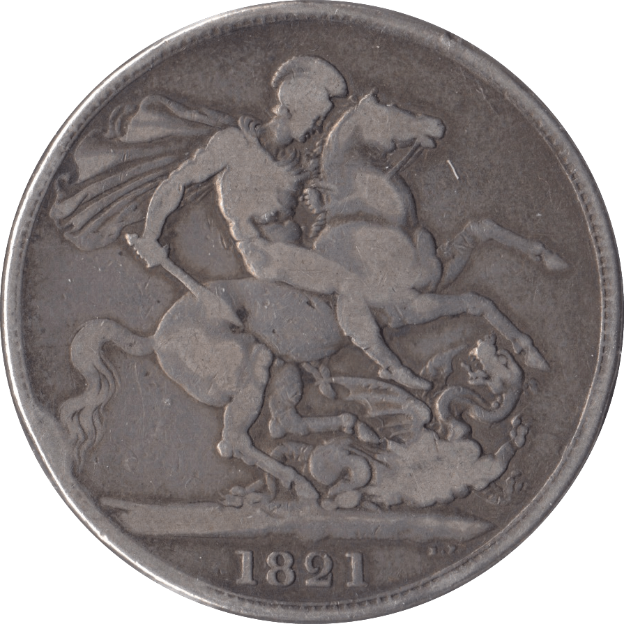 1821 CROWN ( FINE ) SECUNDO - Crown - Cambridgeshire Coins