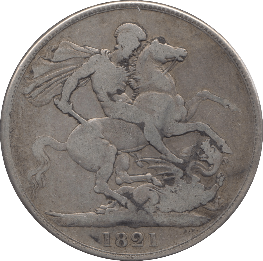 1821 CROWN ( FINE ) SECUNDO - Crown - Cambridgeshire Coins