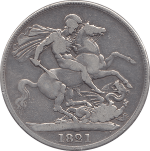 1821 CROWN ( GF ) SECUNDO - CROWN - Cambridgeshire Coins