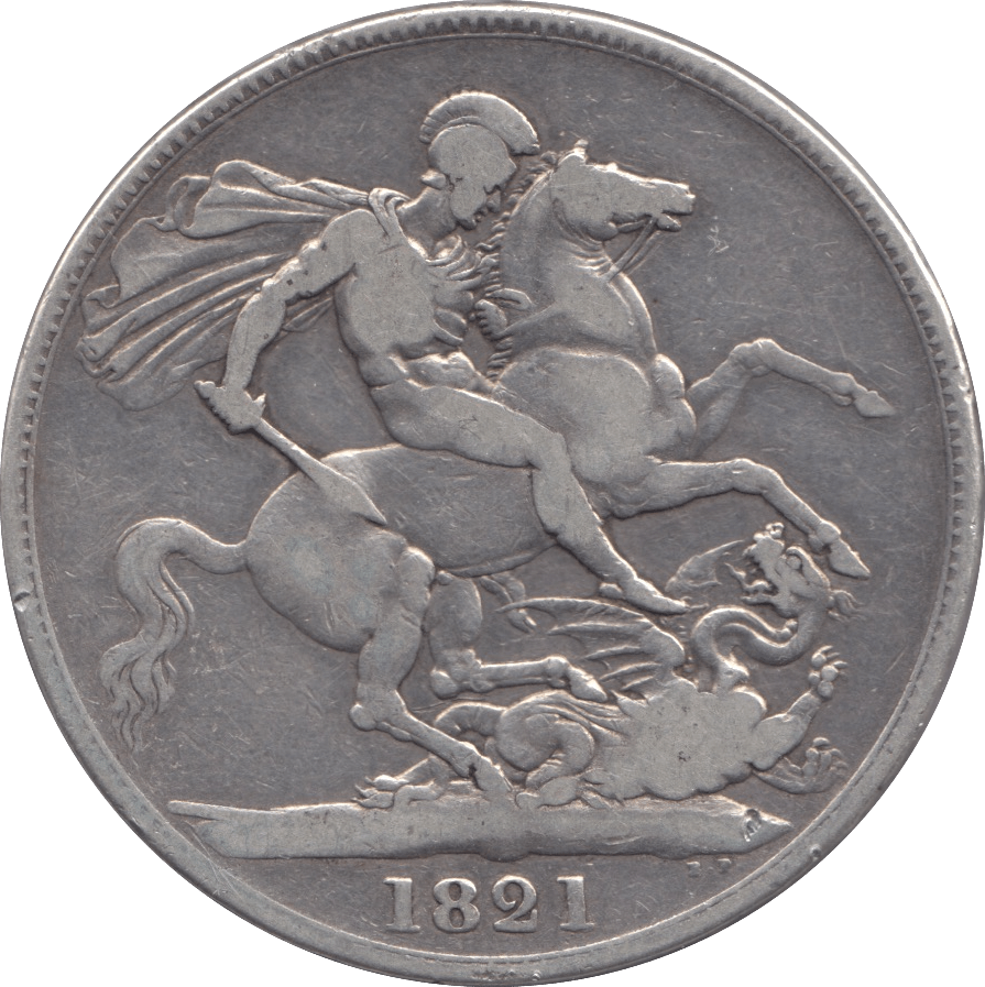 1821 CROWN ( GF ) SECUNDO - CROWN - Cambridgeshire Coins