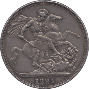 1821 CROWN ( GVF ) SECUNDO - Crown - Cambridgeshire Coins