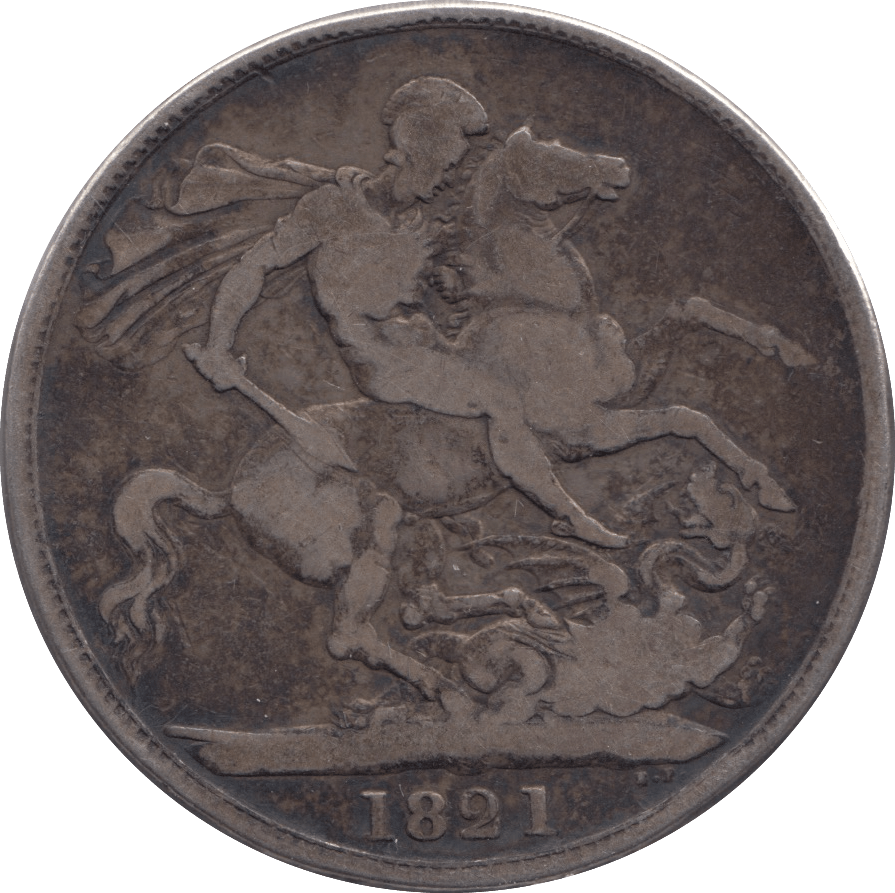 1821 CROWN ( NF ) SECUNDO - Crown - Cambridgeshire Coins