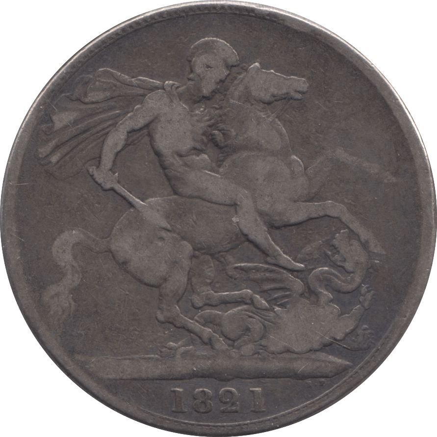 1821 CROWN ( NF ) SECUNDO - Crown - Cambridgeshire Coins