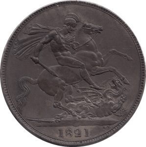 1821 CROWN SECUNDO ( UNC ) SCARCE - Crown - Cambridgeshire Coins