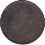 1821 FARTHING ( EF ) - Farthing - Cambridgeshire Coins