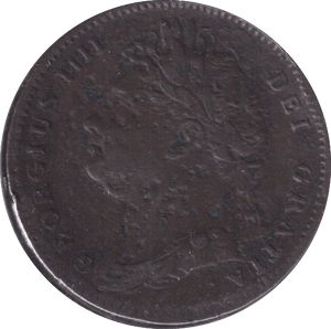 1821 FARTHING ( FINE ) - Farthing - Cambridgeshire Coins