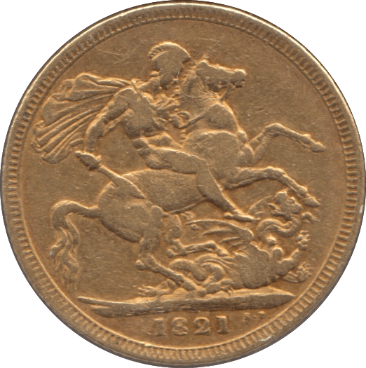 1821 GOLD SOVEREIGN ( GF ) - Sovereign - Cambridgeshire Coins