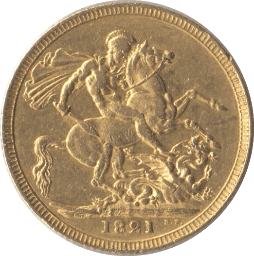 1821 GOLD SOVEREIGN ( GVF ) - Sovereign - Cambridgeshire Coins