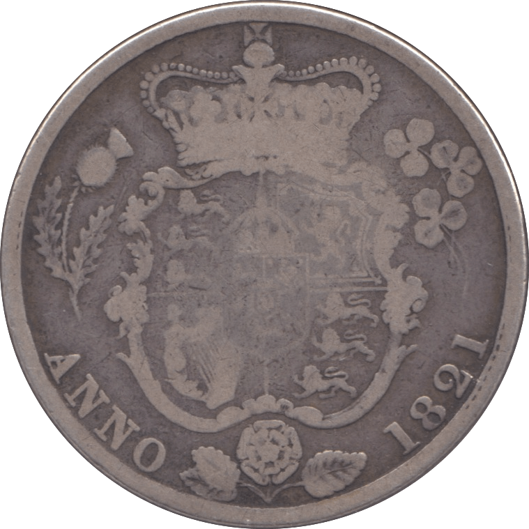 1821 HALFCROWN ( NF ) - Halfcrown - Cambridgeshire Coins