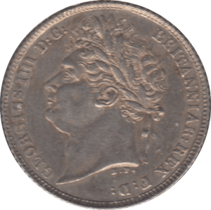 1821 SIXPENCE ( EF ) - Sixpence - Cambridgeshire Coins