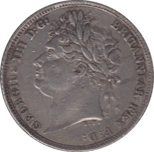 1821 SIXPENCE ( GVF ) - Sixpence - Cambridgeshire Coins