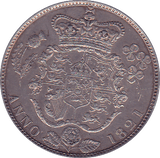 1821 HALFCROWN ( EF )