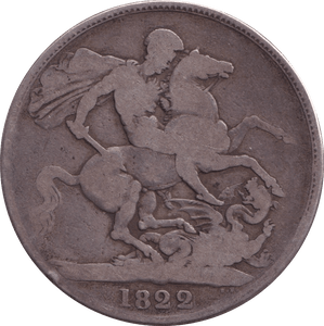 1822 CROWN ( FAIR ) - Crown - Cambridgeshire Coins