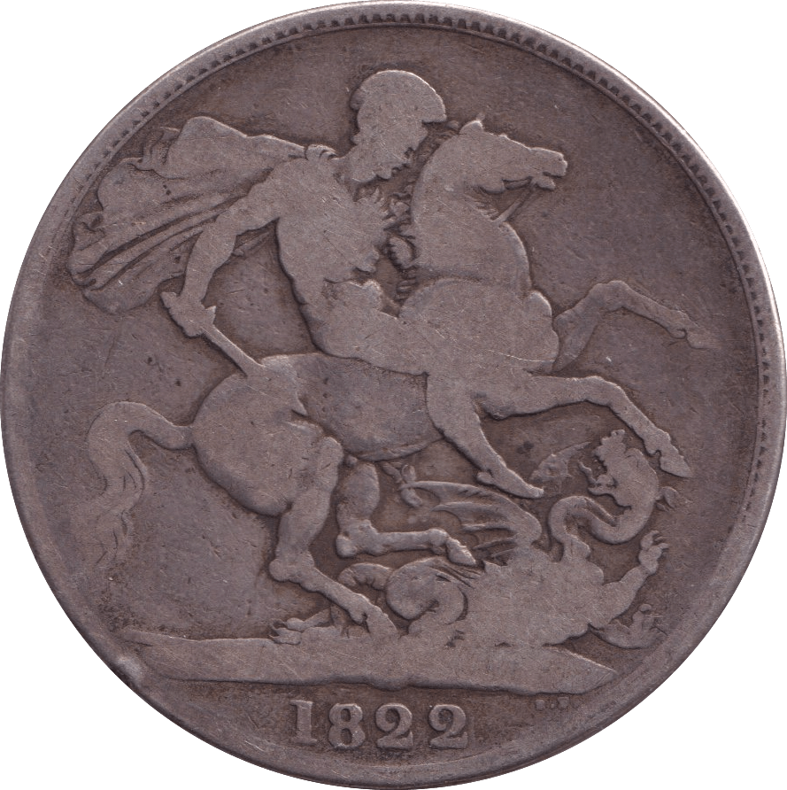 1822 CROWN ( FAIR ) - Crown - Cambridgeshire Coins