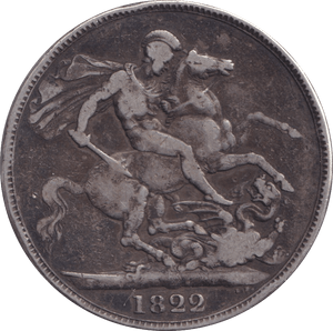 1822 CROWN ( FINE ) - Crown - Cambridgeshire Coins