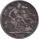 1822 CROWN ( FINE ) - Crown - Cambridgeshire Coins