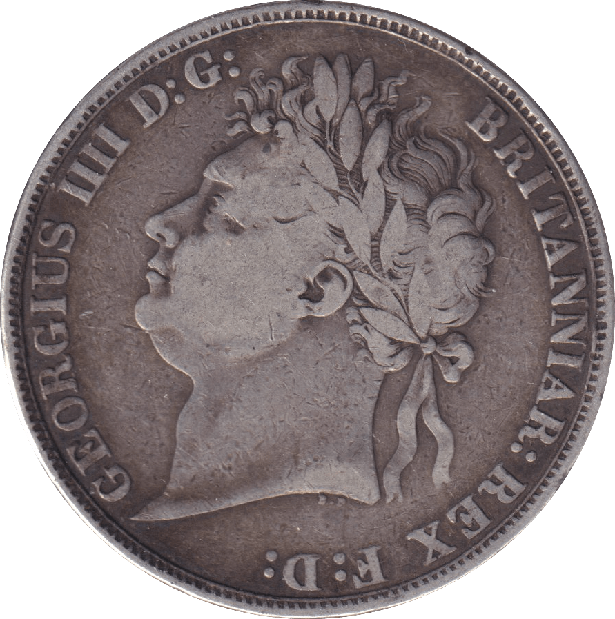 1822 CROWN ( FINE ) - Crown - Cambridgeshire Coins