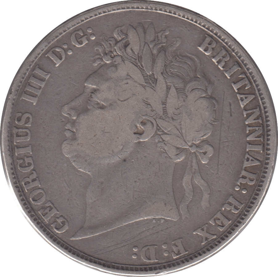 1822 CROWN ( FINE ) TERTIO 2 - Crown - Cambridgeshire Coins