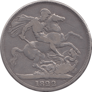 1822 CROWN ( FINE ) TERTIO 2 - Crown - Cambridgeshire Coins