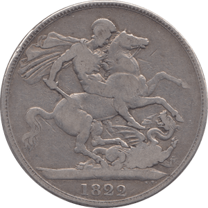 1822 CROWN ( FINE ) TERTIO - Crown - Cambridgeshire Coins