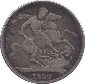 1822 CROWN ( FINE ) TERTIO - Crown - Cambridgeshire Coins