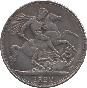 1822 CROWN ( VF ) 6 - Crown - Cambridgeshire Coins