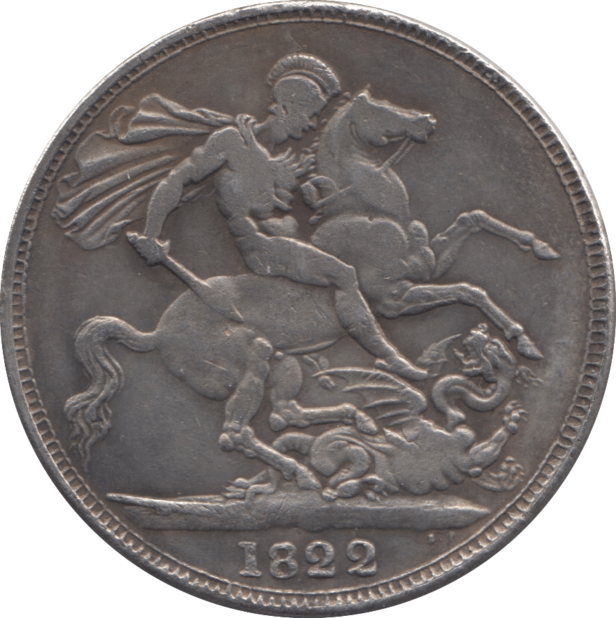 1822 CROWN ( VF ) 6 - Crown - Cambridgeshire Coins